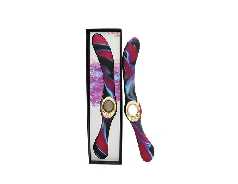 Colourful Camo Entice Vibrator -