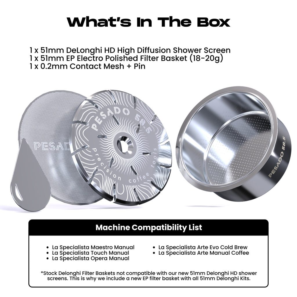 DeLonghi 51mm Extraction Kit