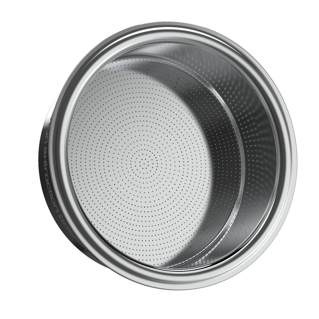 High Extraction He[%] Filter Baskets for a Fuller Coffee Experience