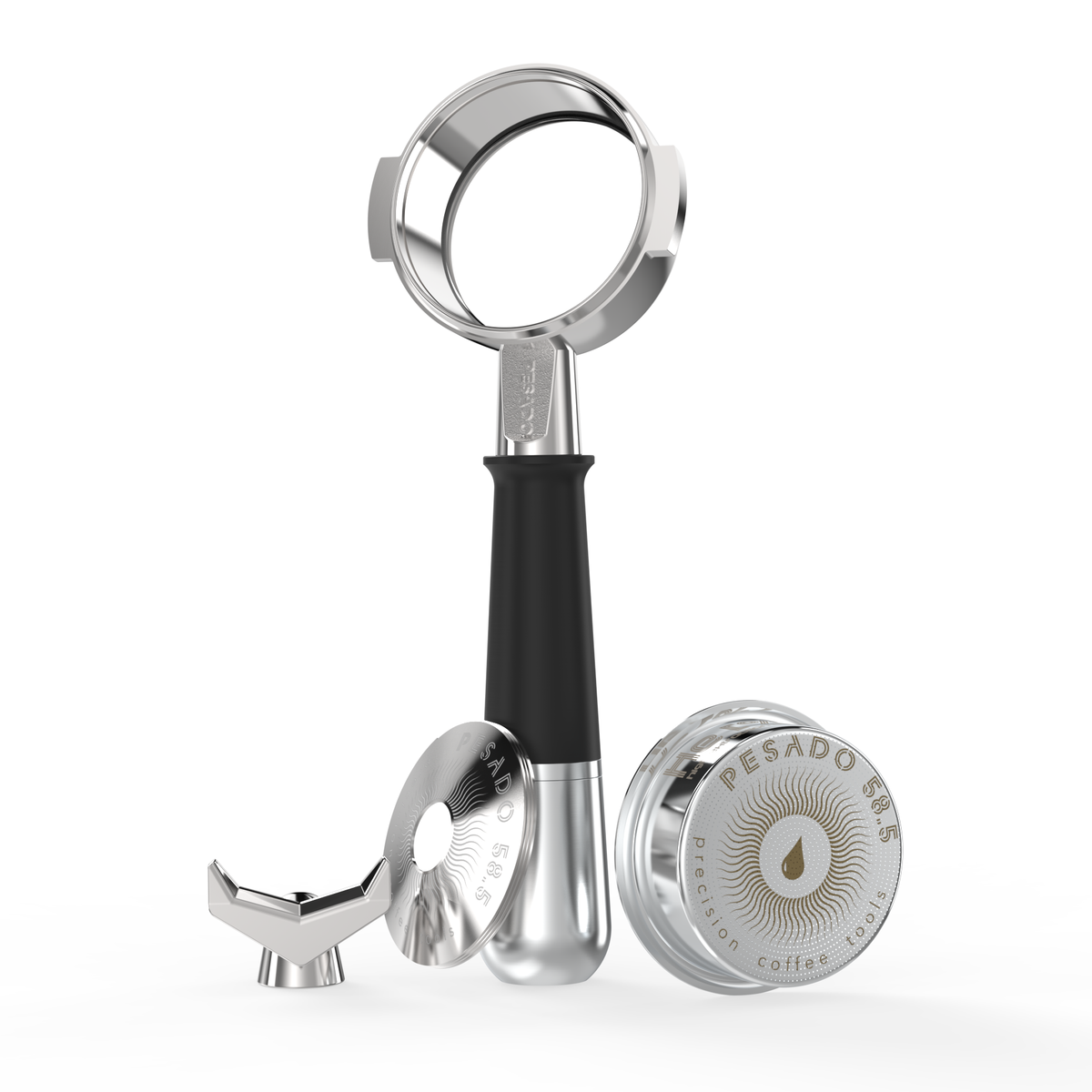 Breville 58mm Portafilter & He[%] Basket Precision Bundle