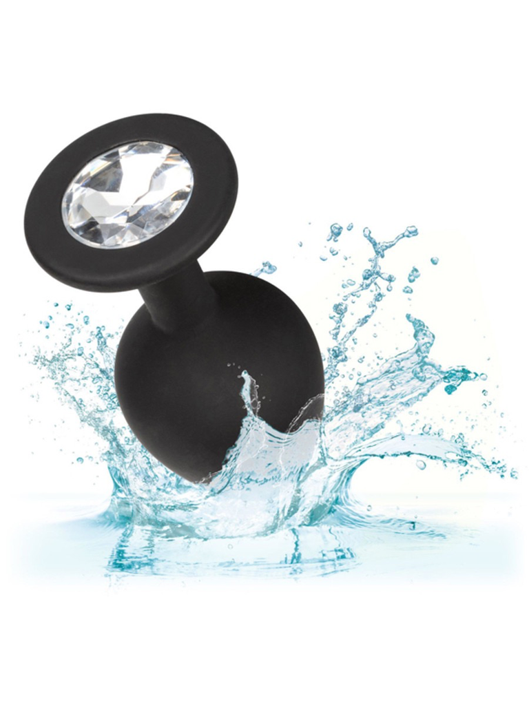 CalExotics Silicone Gem Anal Kit (Black) - 3 Plug Set