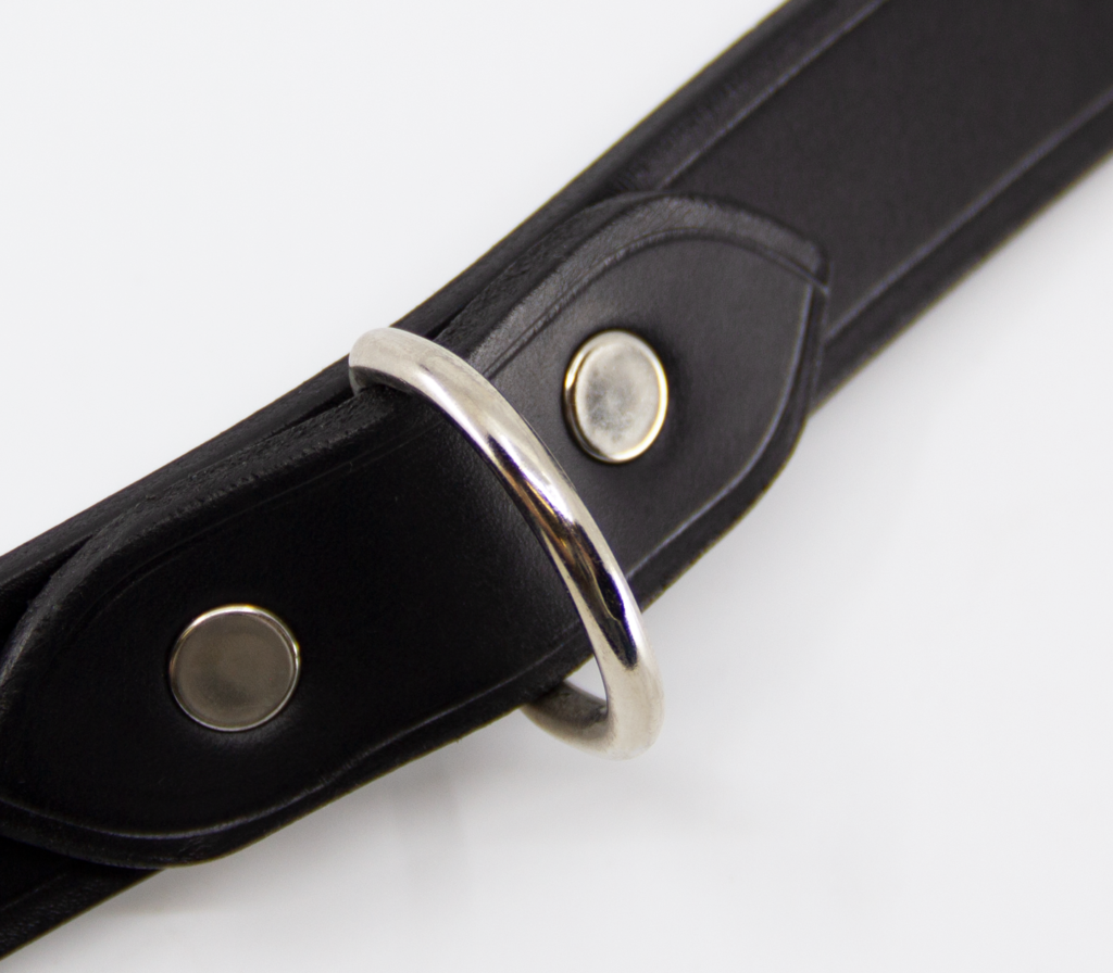 Love In Leather - Black Leather Collar