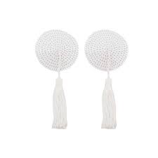 Heart Shaped Sequined Nipples Tassles - Assorted Colours
